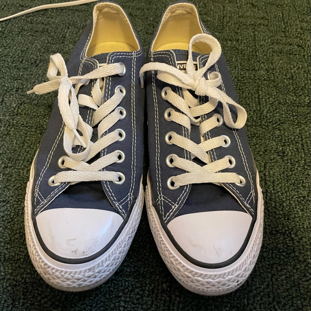 Blue converse